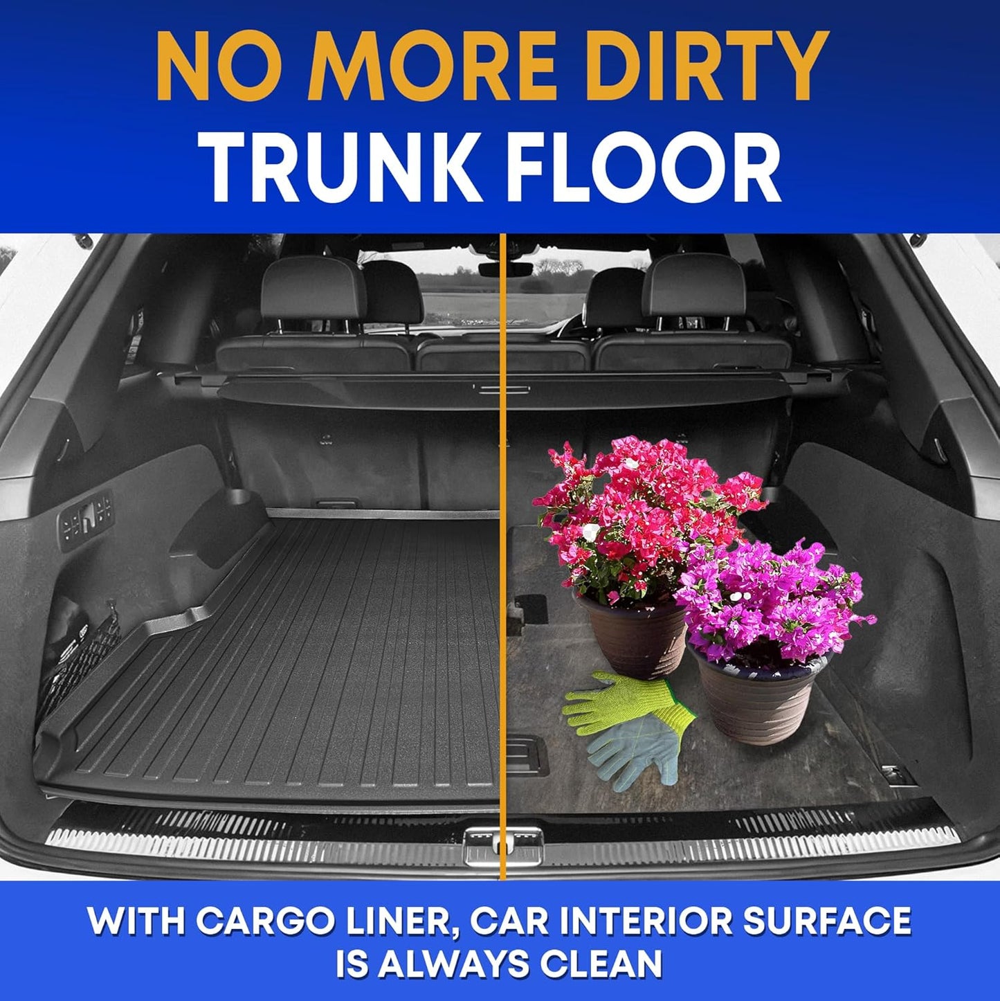 TN TrunkNets Inc Cargo Liner for Audi Q7 SQ7 2018-2025 00810111036641