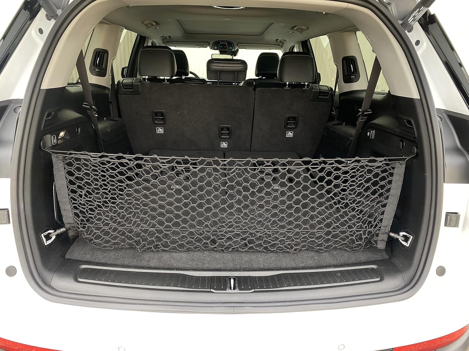 Rear Trunk Envelope Style Mesh Cargo Net fit for Jeep Grand Cherokee 2011-2021 Rear Trunk Envelope Style Mesh Cargo Net fit for Jeep Grand Cherokee 2011-2021