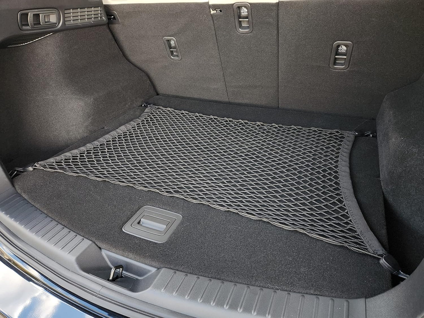 Floor Style Elastic Trunk Cargo Net for Mazda CX5 S Carbon Premium Turbo 2023