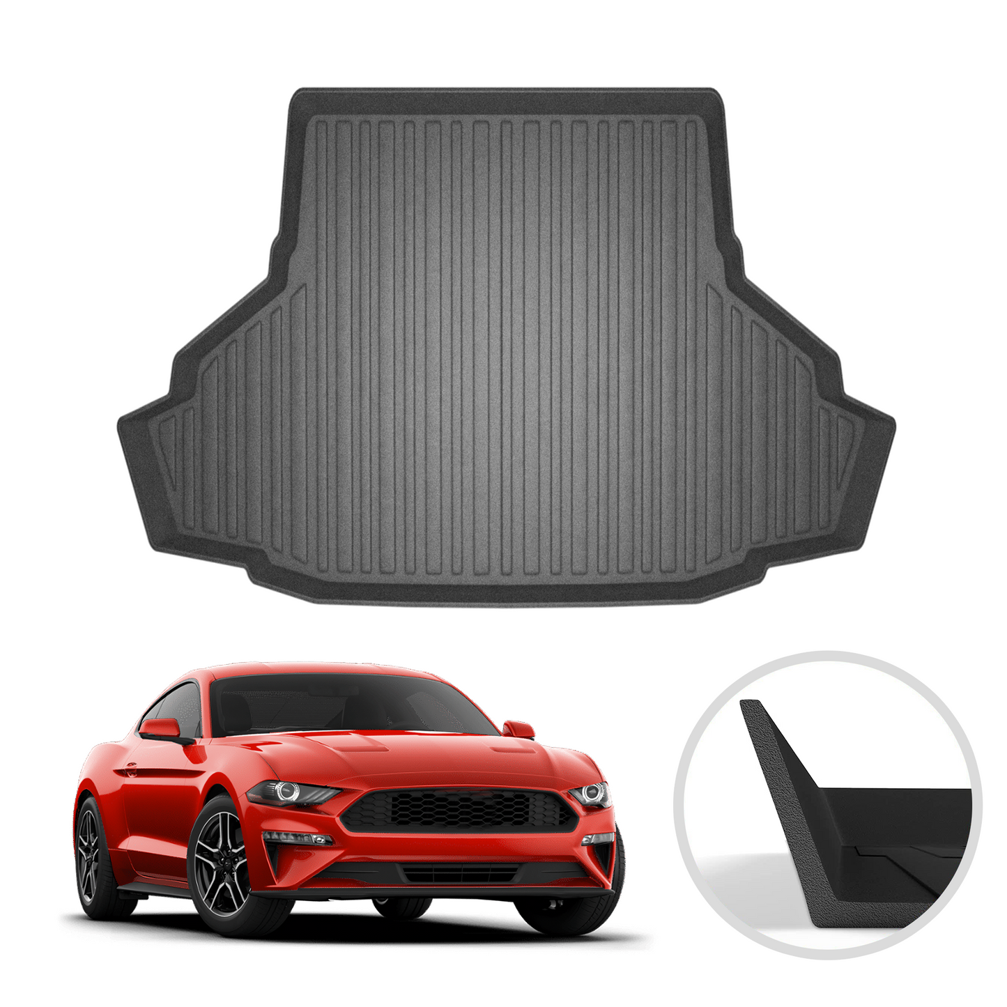 Trunk Liner for Ford Mustang Coupe 2015-2023