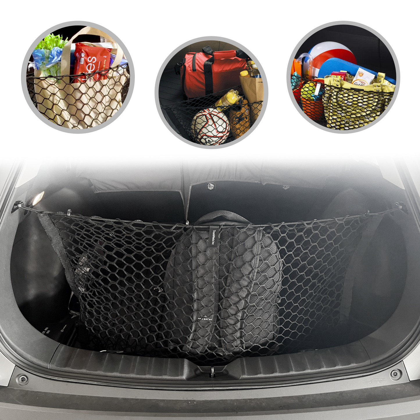 Envelope Style Trunk Cargo Net for Toyota Corolla Cross 2022-2024