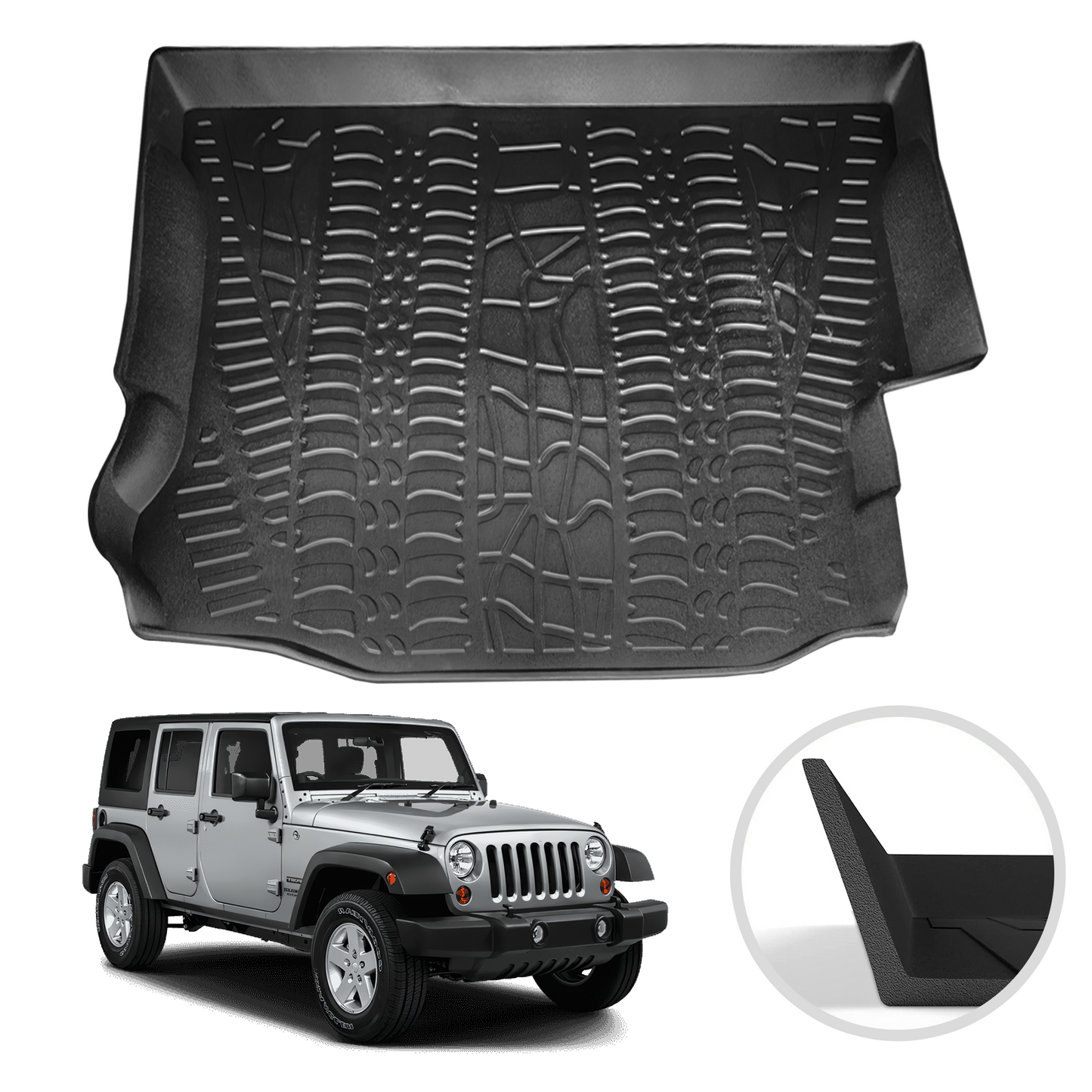 Trunk Liner for Jeep Wrangler Unlimited 2015-2018