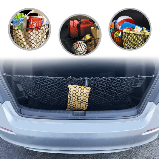 Envelope Style Trunk Cargo Net for Honda Civic LX Sport EX Touring 2022-2024