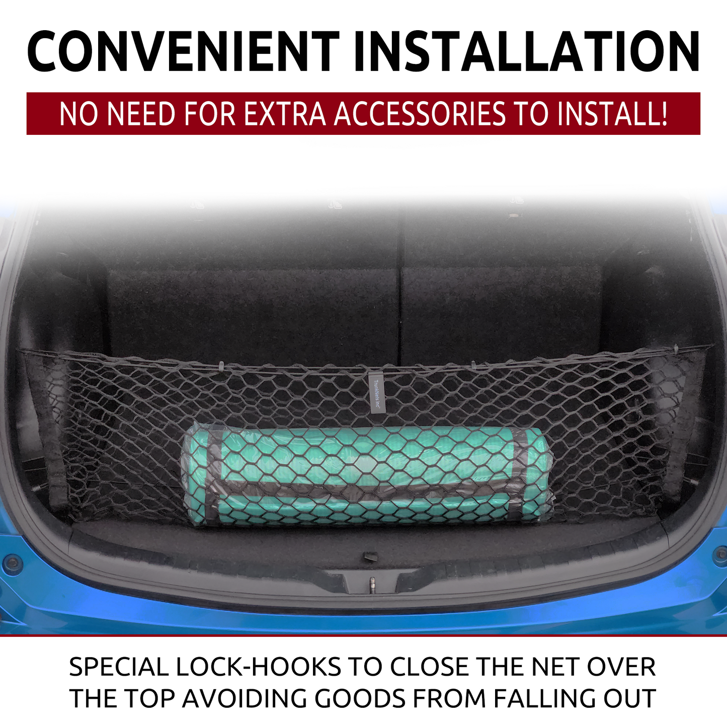 Envelope Style Trunk Cargo Net for Toyota RAV4 2003 - 2012