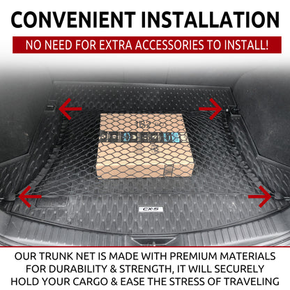 Floor Style Elastic Trunk Cargo Net for Mazda CX-5 2013-2021