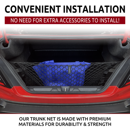 Envelope Style Trunk Cargo Net for Subaru WRX Impreza WRX STI 2015-2024