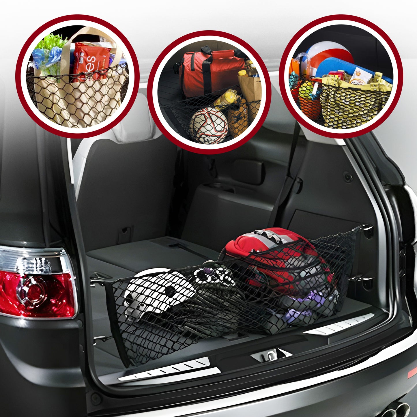 Envelope Style Trunk Cargo Net for Buick Enclave 2008 - 2017