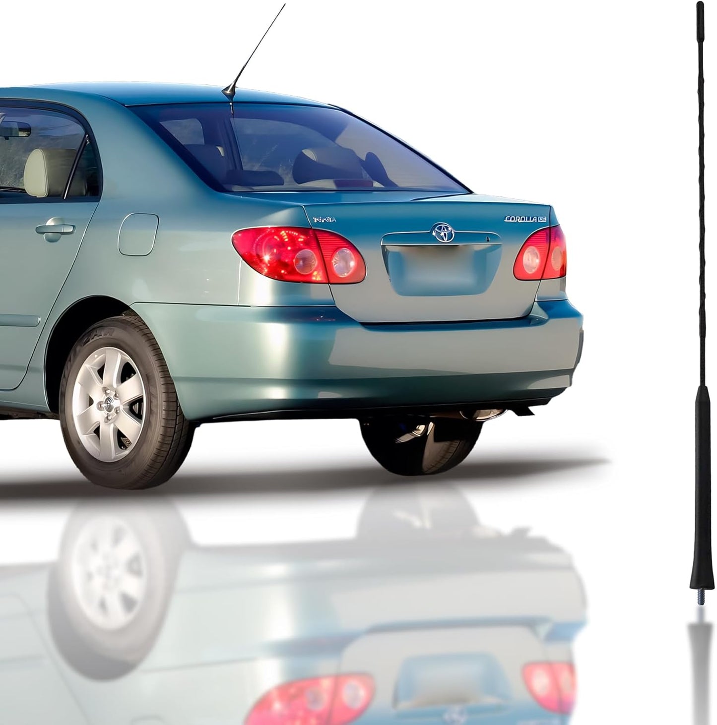 Antenna Mast for Toyota Corolla Matrix Prius Yaris Solara - 16 Inch