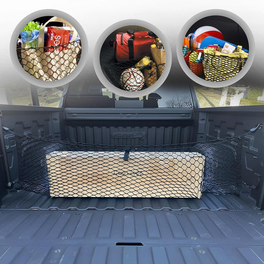 Envelope Style Trunk Cargo Net for Chevy Silverado Accessories WT LS LT LTZ 2013-2025