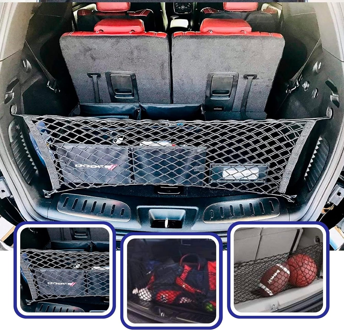 Envelope Style Trunk Cargo Net for Dodge Durango SXT GT SRT 1998-2024