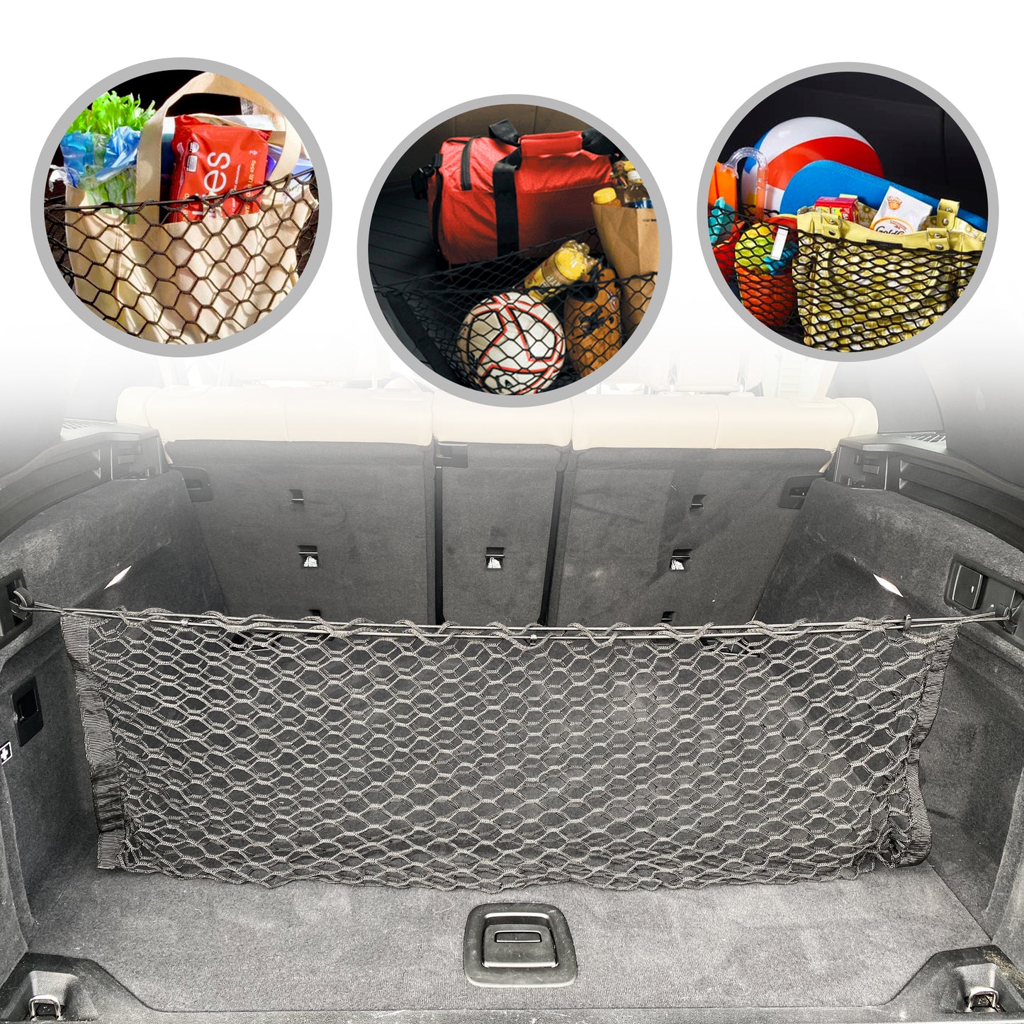 Envelope Style Trunk Cargo Net for BMW X5 2020-2025