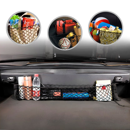 Envelope Style Trunk Cargo Net for Chevrolet Corvette C7 2014-2019