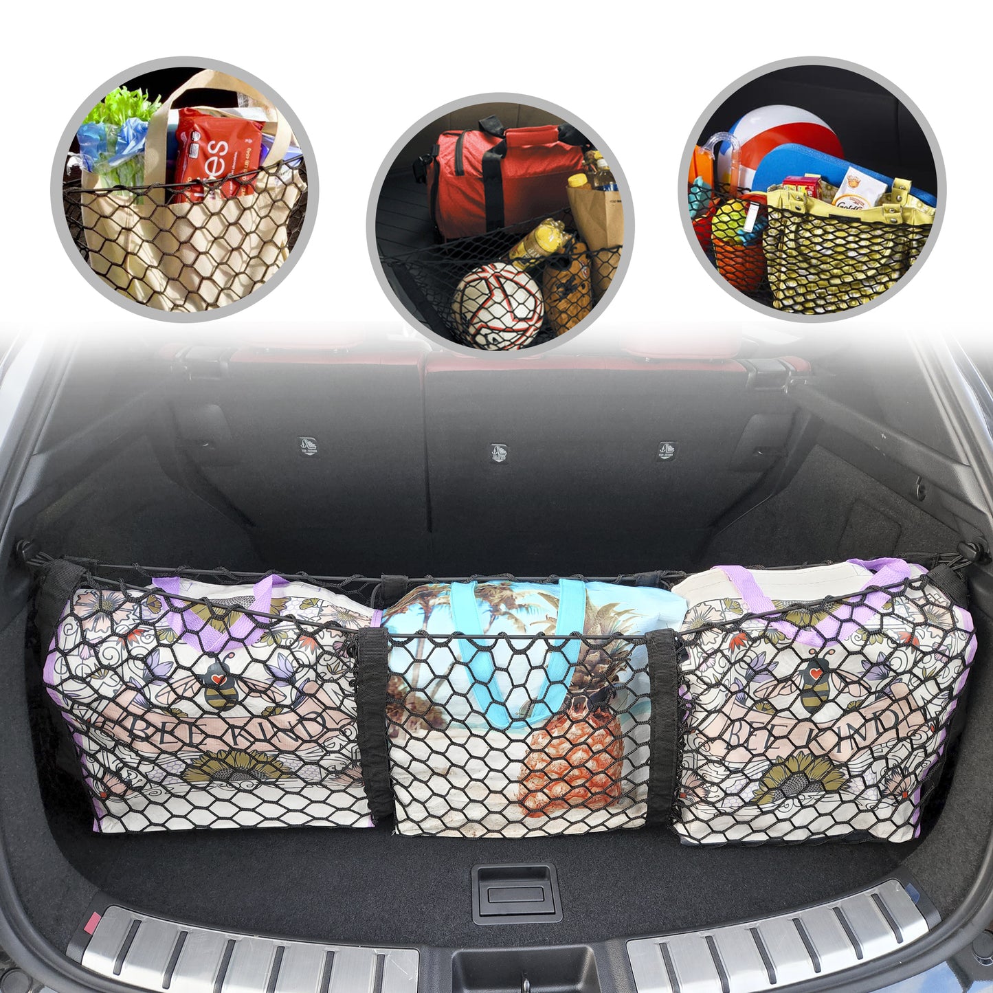 Envelope Style Trunk Cargo Net for Lexus NX 350 2022-2024