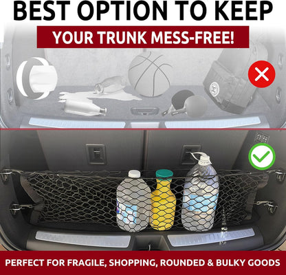 Envelope Style Trunk Cargo Net for Cadillac XT6 2020-2024