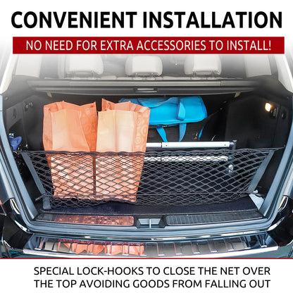 Envelope Style Trunk Cargo Net for Mercedes Benz GLK250 GLK300 GLK350 2009-2015