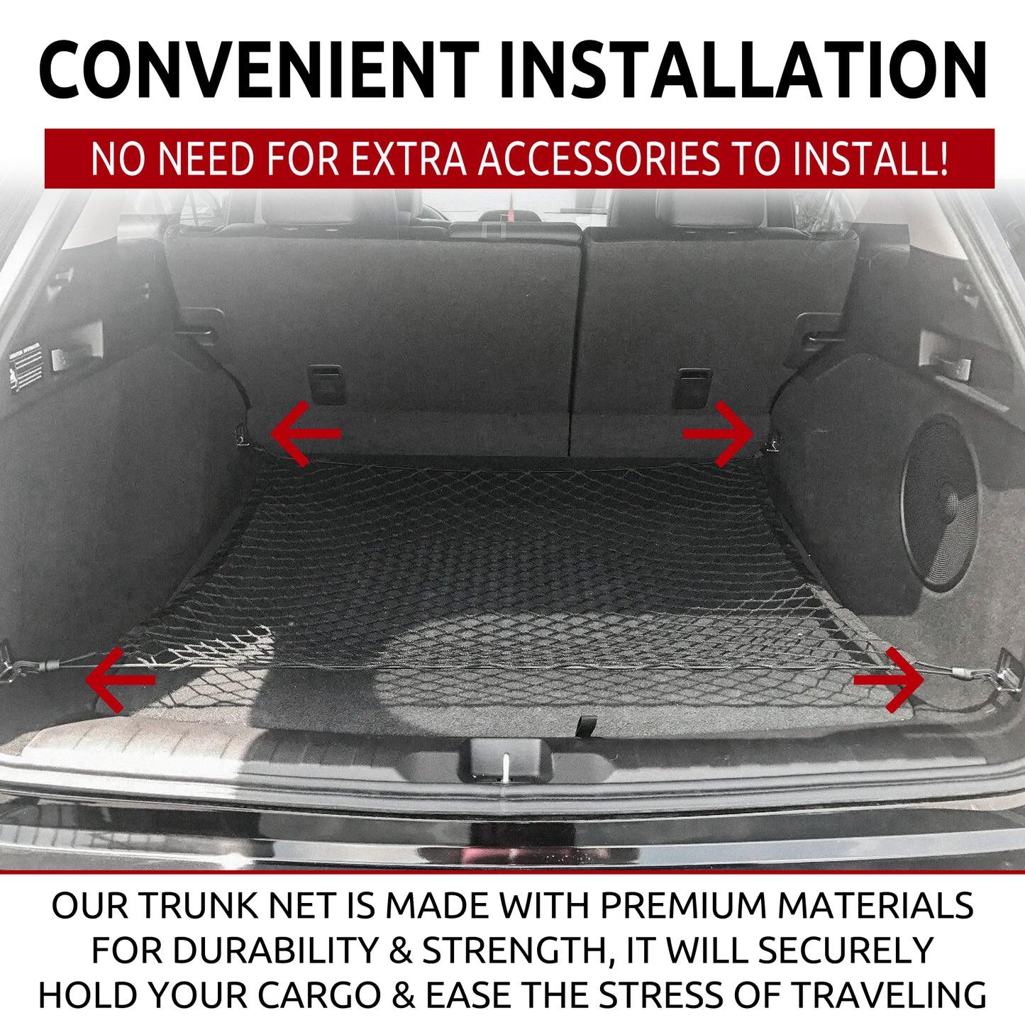 Envelope Style Trunk Cargo Net for Acura RDX 2013-2019