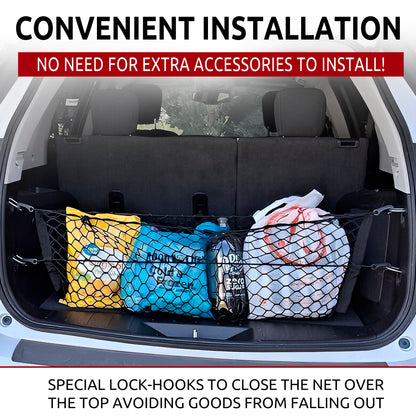 Envelope Style Trunk Cargo Net for GMC Terrain 2010 - 2017