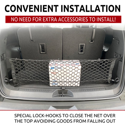 Envelope Style Trunk Cargo Net for GMC Acadia Accessories 2016-2023