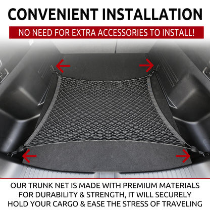 Floor Style Elastic Trunk Cargo Net for Mazda CX-50 2023-2024