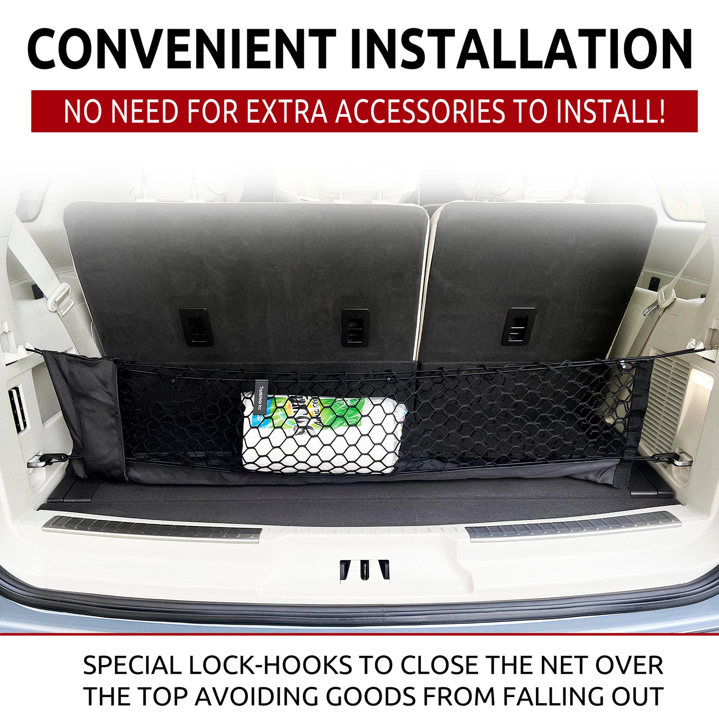 Envelope Style Trunk Cargo Net for Lincoln Aviator Standard Reserve 2020-2023