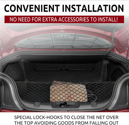 Envelope Style Trunk Cargo Net for Ford Mustang 2015-2025