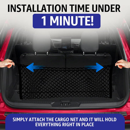 Envelope Style Trunk Cargo Net for Ford Explorer Base ST XLT 2020-2024