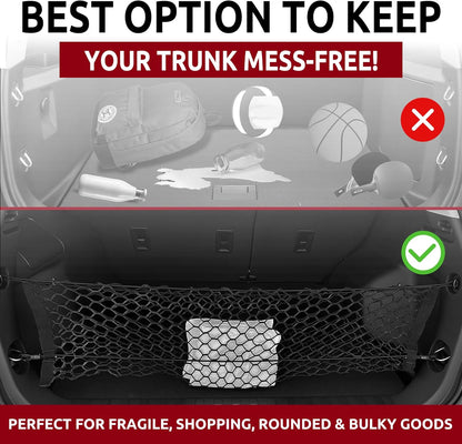 Envelope Style Trunk Cargo Net for GMC Terrain 2018-2024