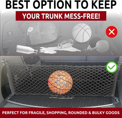 Envelope Style Trunk Cargo Net for Acura MDX 2014 - 2020