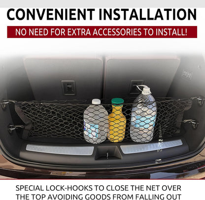 Envelope Style Trunk Cargo Net for Cadillac XT6 2020-2024