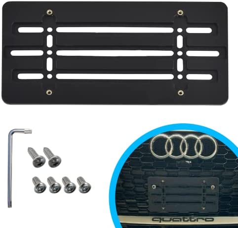 Front Bumper License Plate Bracket for Audi