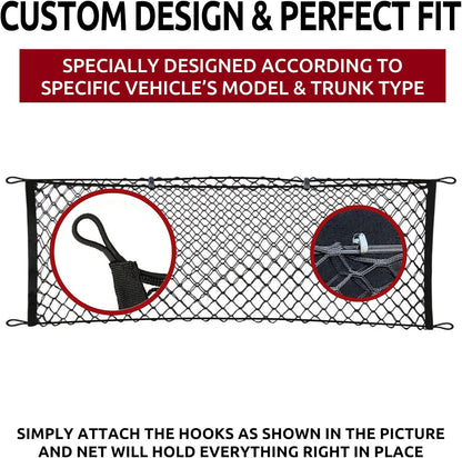 Envelope Style Trunk Cargo Net for Ford Mustang 2015-2025