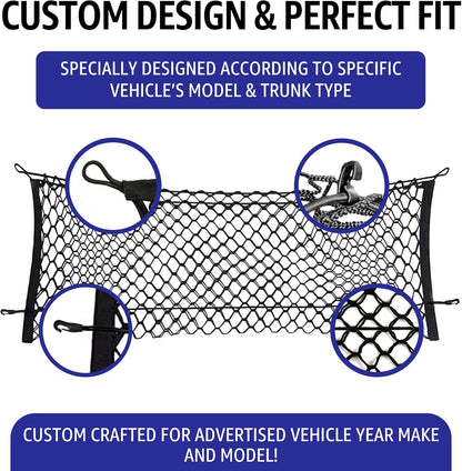 Envelope Style Trunk Cargo Net for Ford Explorer Base ST XLT 2020-2024