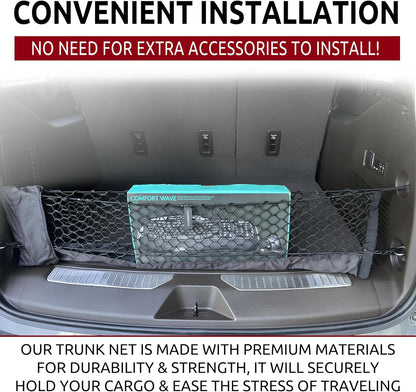 Envelope Style Trunk Cargo Net for GMC Yukon Yukon XL Denali SLE SLT 2015 - 2020