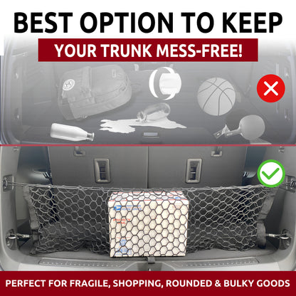 Envelope Style Trunk Cargo Net for GMC Acadia Buick Enclave Chevy Traverse 2010 - 2016