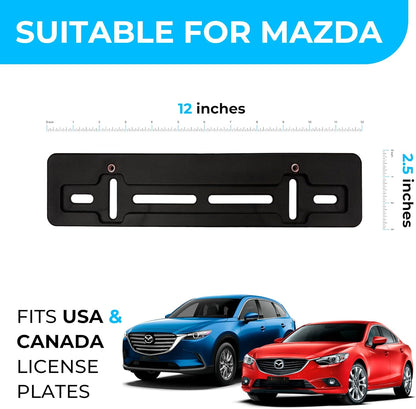 Front Bumper License Plate Bracket for Mazda