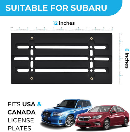 Front Bumper License Plate Bracket for Subaru