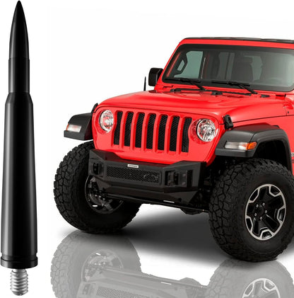 Bullet Antenna for Jeep Wrangler JK JL 4xe Gladiator 2007-2023 - 4.25 Inch