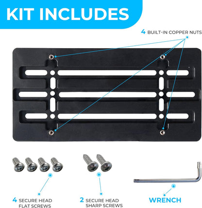 Front Bumper License Plate Bracket for Subaru