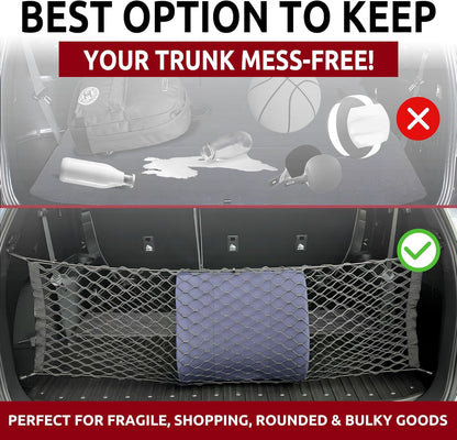 Envelope Style Trunk Cargo Net for TOYOTA Highlander 2014 - 2019