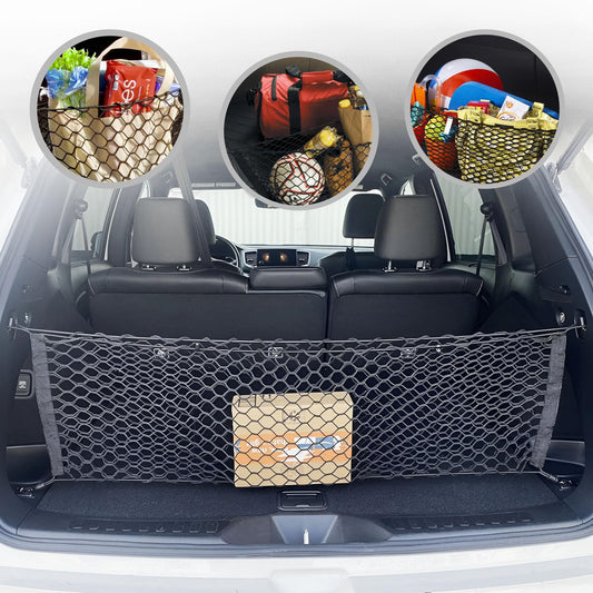 TN TRUNKNETS INC Envelope Style Automotive Elastic Trunk Mesh Cargo Net for Honda Passport EX L Elite 2019-2025