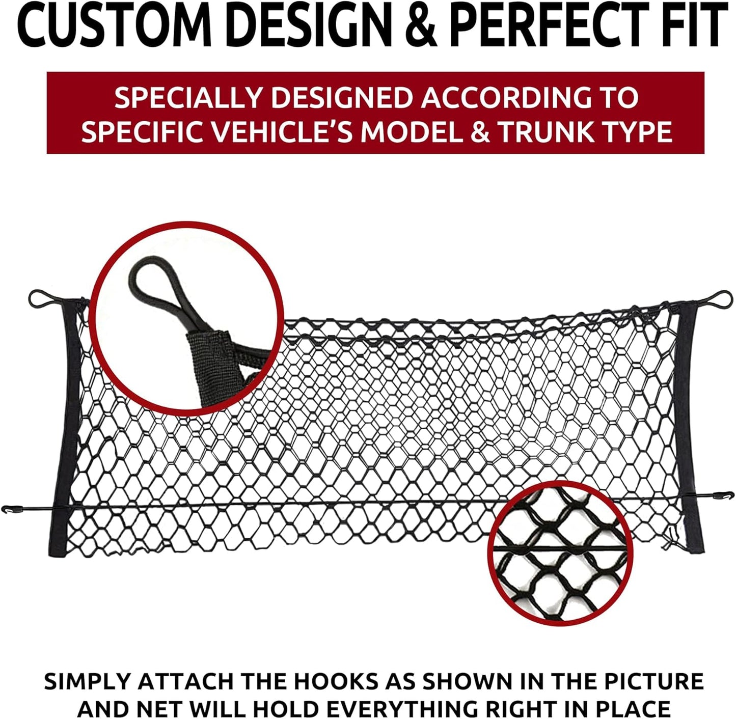 Envelope Style Trunk Cargo Net for Subaru Forester (SK) 2019-2025