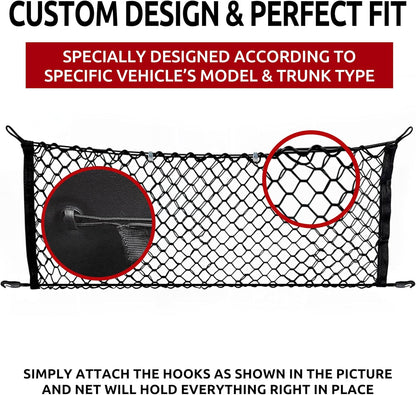 Envelope Style Trunk Cargo Net for Acura Integra 2023-2025