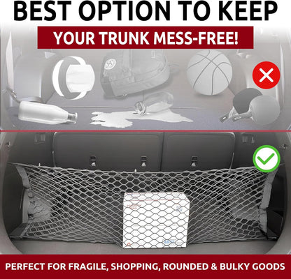 Envelope Style Trunk Cargo Net for HYUNDAI SANTA FE 2013 - 2019