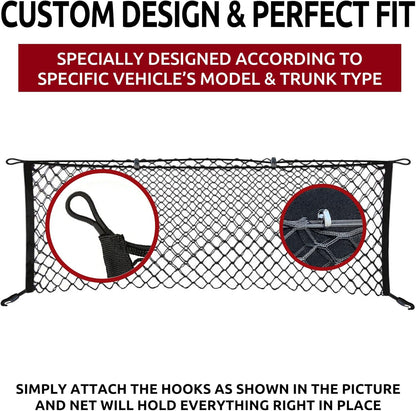 Envelope Style Trunk Cargo Net for Hyundai Tucson Se Sel N Line 2022 -2024