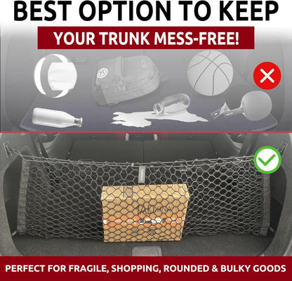 Envelope Style Trunk Cargo Net for MAZDA CX-9 2007 - 2019