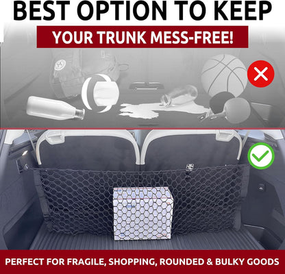 Envelope Style Trunk Cargo Net for Volvo XC90 2015-2024