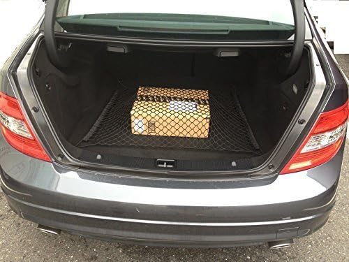 Floor Style Elastic Trunk Cargo Net for Mercedes Benz Coupe Sedan C250 C300 C350 C400 C63