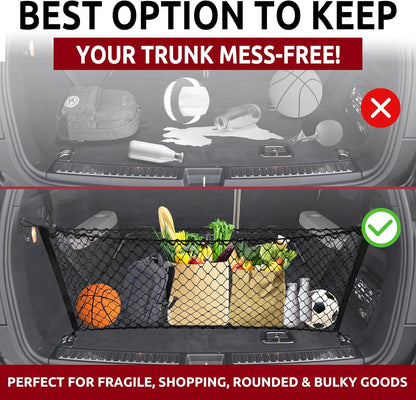 Envelope Style Trunk Cargo Net for Mercedes Benz GL350 GL450 GL550 GL63 2007 - 2013