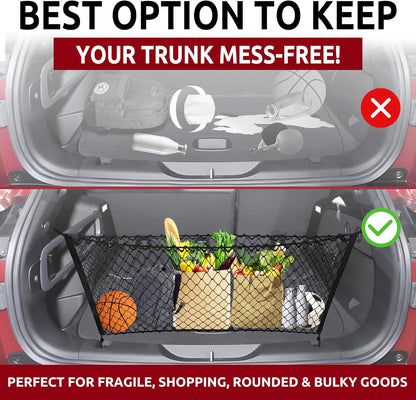 Envelope Style Trunk Cargo Net for JEEP CHEROKEE 2014 - 2018