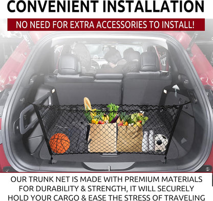 Envelope Style Trunk Cargo Net for JEEP CHEROKEE 2014 - 2018